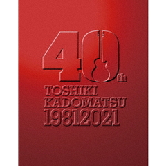 Amazon.co.jp: TOSHIKI KADOMATSU 40th Anniversary Live (初回
