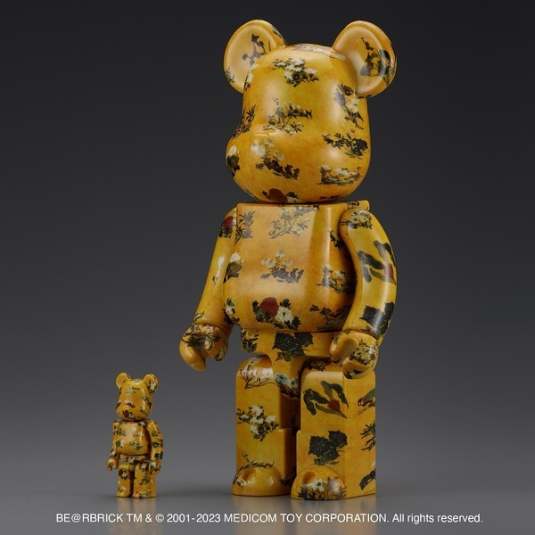 ベアブリック 伊藤若冲「群鶏図」 100% ＆ 400%　BE@RBRICK