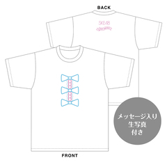 【SKE48】池田楓　生誕記念Tシャツ(M)＆メッセージ入り生写真（2024年7月度）