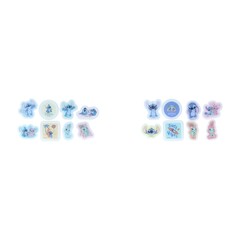 【セット】フレークシール　スティッチＳＢ　イエロー/ブルー