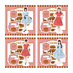 【SKE48】17池田 楓 SKE48真冬のTEAM歌謡祭　アクリルスタンド【チームKＩＩ】