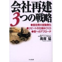 会社再建３つの戦略　固定費の変動費化・リピートの仕組みづくり・個へのアプローチ