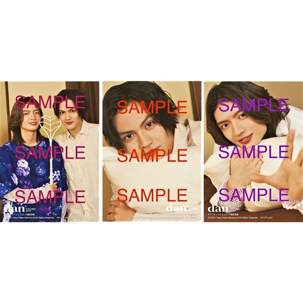 TVガイドdan vol.47 特典 杢代和人 生写真 1枚