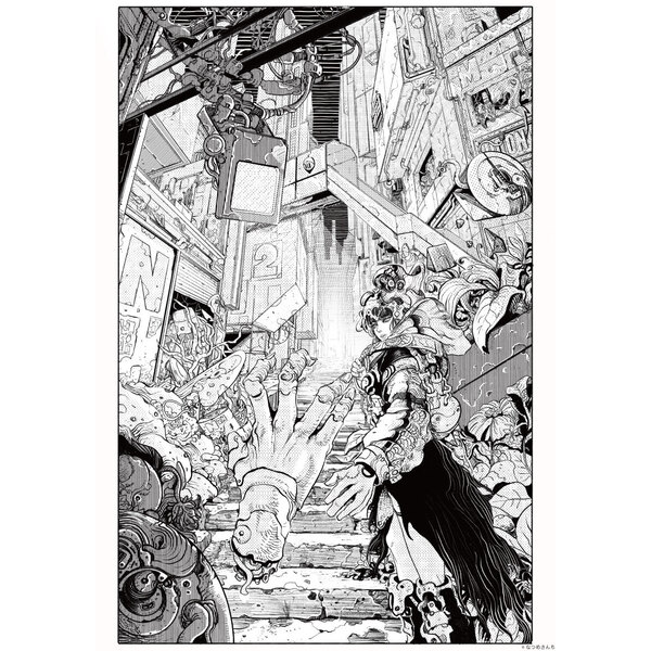 なつめさんち】原画展「SAVE PAINT」複製原画 唯一の友達【再販売