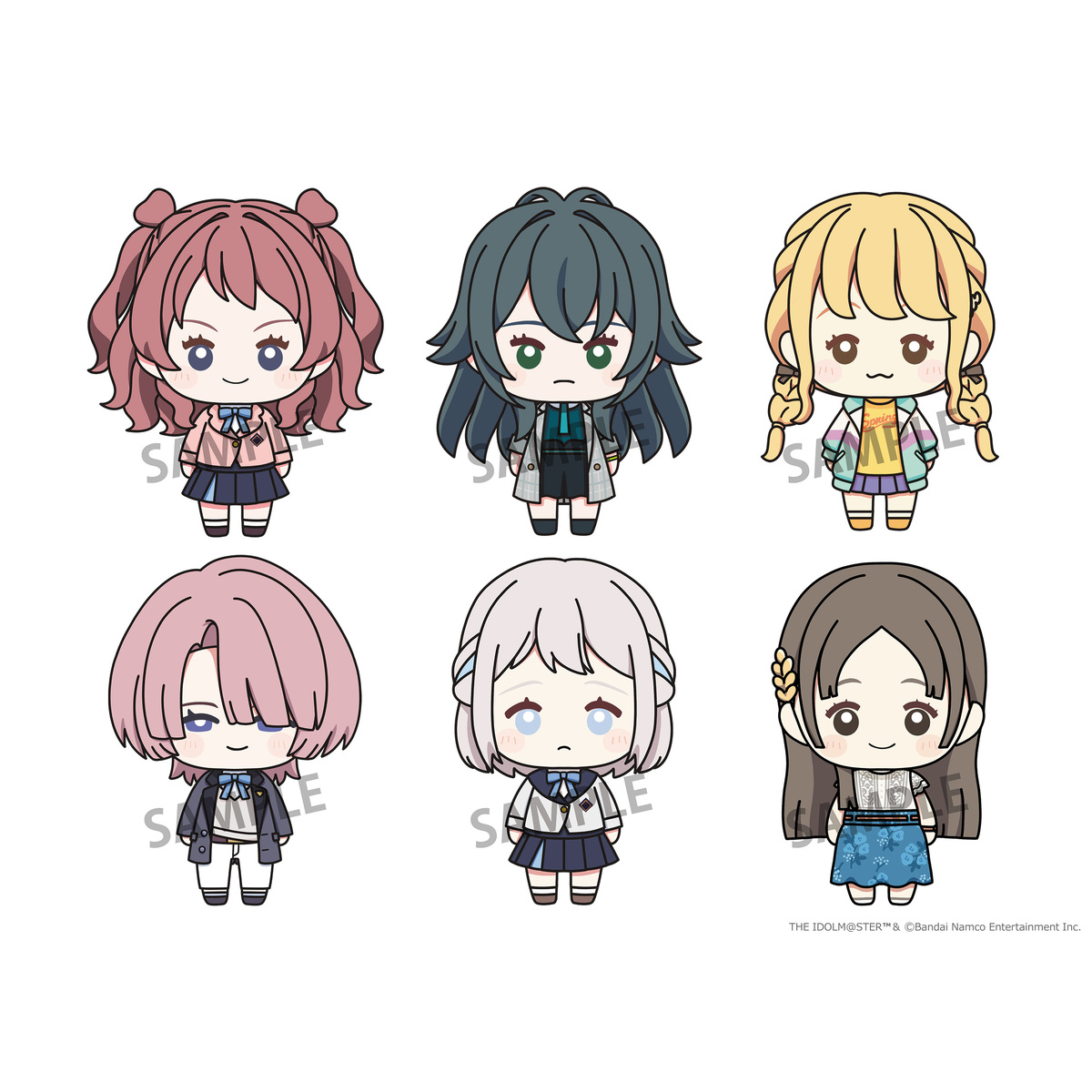 にょきんと『学園アイドルマスター』マスコットフィギュアVol.1