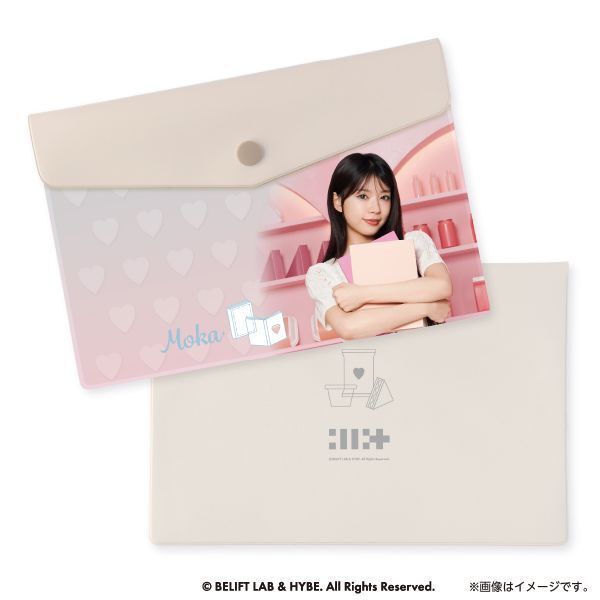ILLIT フラットポーチ_Moka (B6サイズ)【セブンネット限定