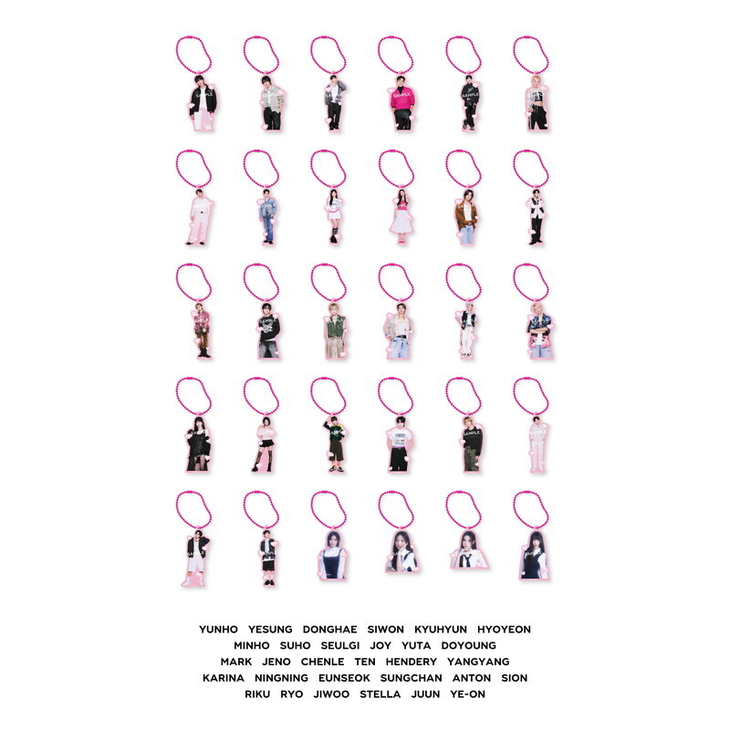 BABYMONSTER ワルツ ライブ キーホルダー 特典トレカ ７枚セット BABYMONSTER ワルツ weverse ラキドロ トレカ7枚セット B