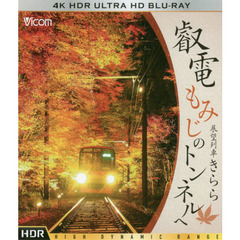 ＢＤ　叡電もみじのトンネルへ　展望列車き