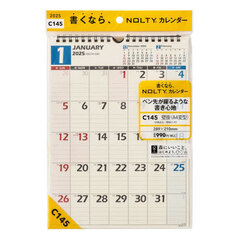 ＮＯＬＴＹ　カレンダー壁掛（Ａ４変型）（２０２５年１月始まり）　Ｃ１４５