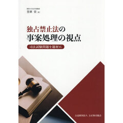 独占禁止法の事案処理の視点　司法試験問題を題材に