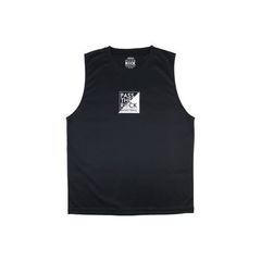 【パスザロック】　スリーブレスシャツ　-　XLサイズ　-　ブラック