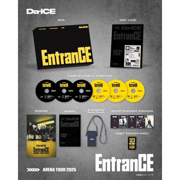Da-iCE／Da-iCE ARENA TOUR 2025 -EntranCE- 豪華盤 DVD（DVD