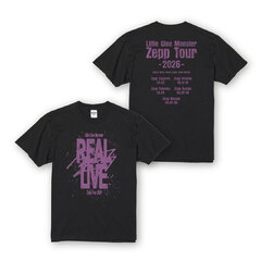Little Glee Monster／Zepp Tour 2026 “全力REAL LIVE” Tシャツ／スミクロ