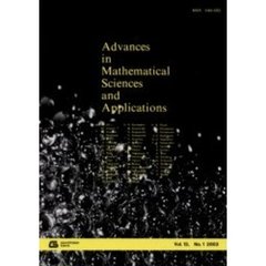 Ａｄｖａｎｃｅｓ　ｉｎ　ｍａｔｈｅｍａｔｉｃａｌ　ｓｃｉｅｎｃｅｓ　ａｎｄ　ａｐｐｌｉｃａｔｉｏｎｓ　Ｖｏｌ．１３，Ｎｏ．１（２００３）