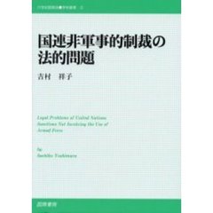 国連非軍事的制裁の法的問題
