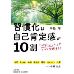 習慣化は自己肯定感が１０割