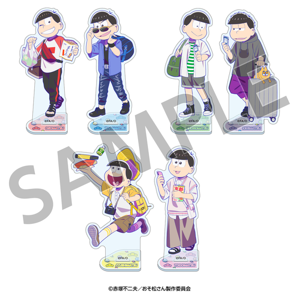 【新品未開封】おそ松さん カラ松 パネルスタンド 新品未開封 おそ松さん 空港松 アクリルスタンド おそ松 カラ松