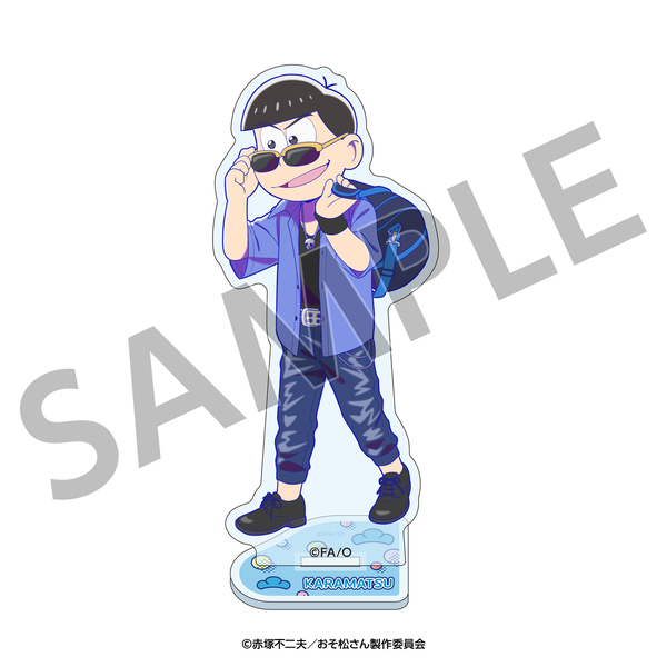 【新品未開封】おそ松さん カラ松 パネルスタンド おそ松さん カラ松 ビビッドライン ホロアクリルスタンド 酔い松
