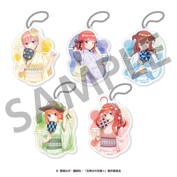 五等分の花嫁＊ アクリルキーホルダー（三玖） ＜納涼Style