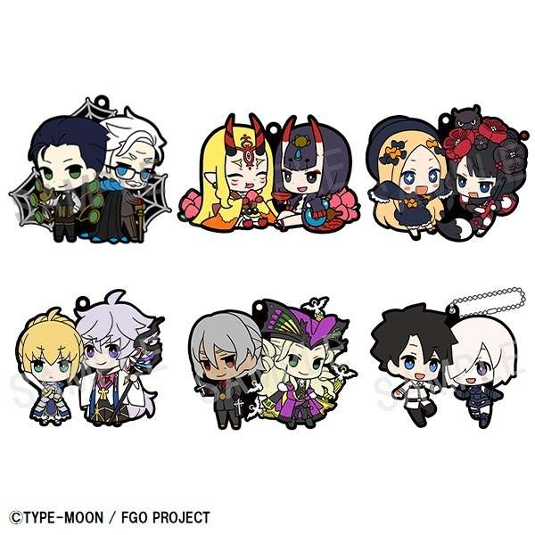 Fate/Grand Orderラバーストラップ/ラバーマスコット　21点セット 楽天市場】Fate Grand Carnival カプセル ラバー マスコット 全