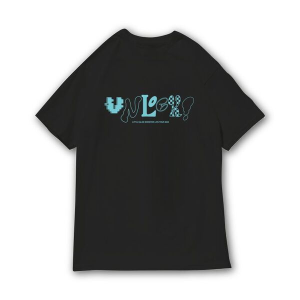 Little Glee Monster／UNLOCK!ツアーTシャツ／ブラック