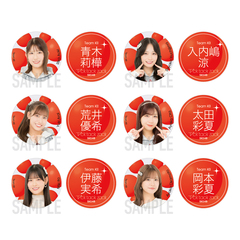【SKE48】21岡本 彩夏「Tick tack zack」缶バッジ（2個セット）