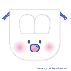 フェイス巾着　Lovely MongMong