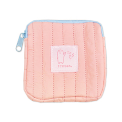 うさぎやめた。 キルティングポーチ