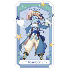 魔王城でおやすみ ステッカー／ポセイドン（2026年10月以降発売予定）