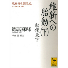 近世日本国民史　維新への胎動（下）　勅使東下　文久大勢一変　下篇