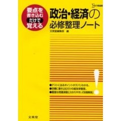 政治・経済の必修整理ノート