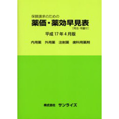 薬価・薬効早見表　平成１７年４月版