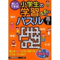 楽しくできる！小学生の学習パズル　高学年