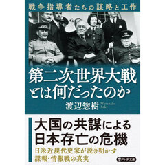 第二次世界大戦とは何だったのか　戦争指導者たちの謀略と工作