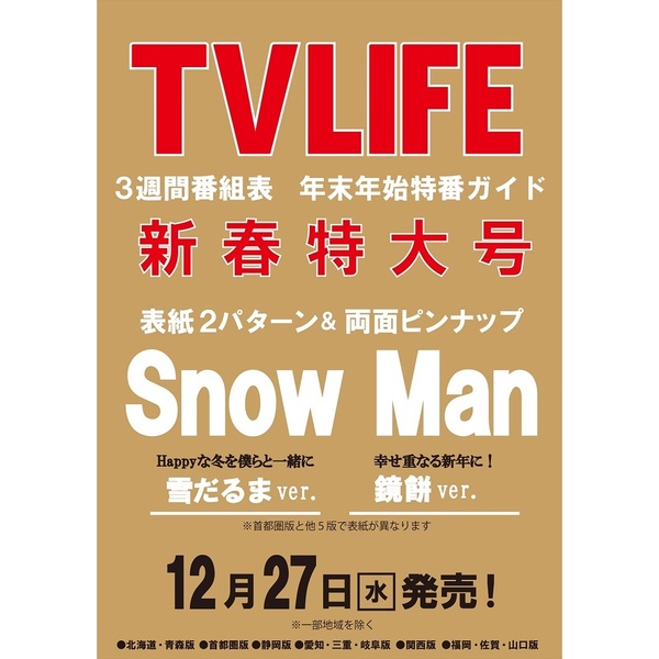 週刊TVガイド お正月超特大号 関東版 - アート