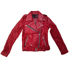 【BRIDEAR】Riders jacket SUKIYAKI SISTERS model RED Sサイズ
