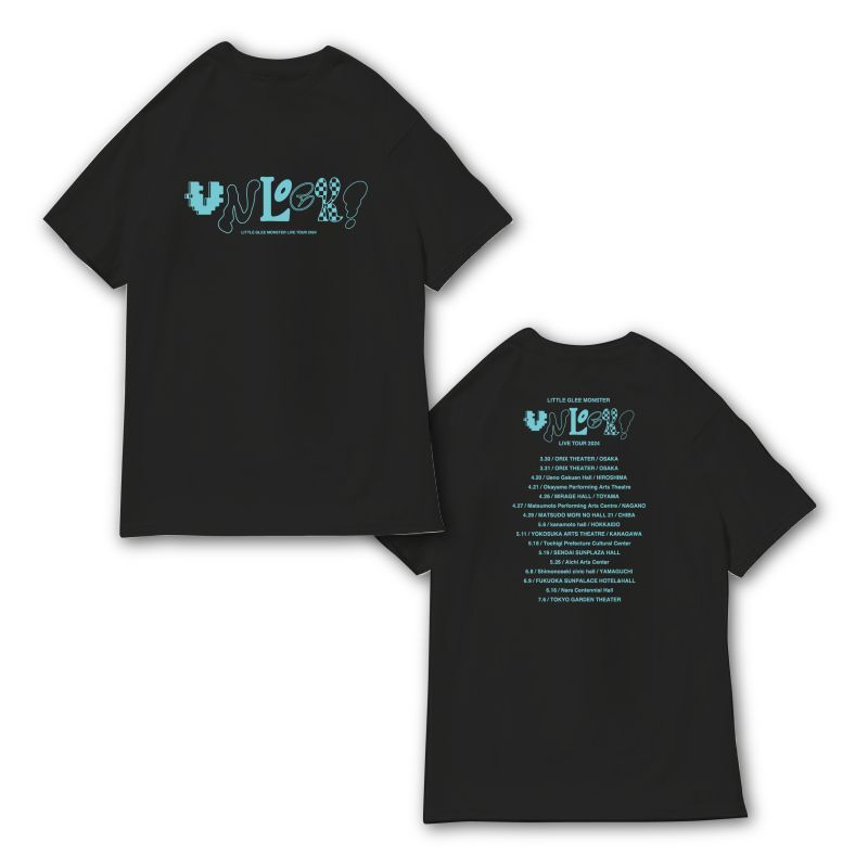 Little Glee Monster／UNLOCK!ツアーTシャツ／ブラック 通販｜セブン