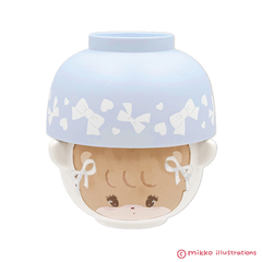 汁椀茶碗セット　ラテ　mikko illustrations