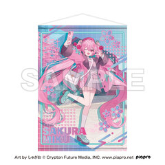 「桜ミク×Shibuya Sakura Stage」 B2タペストリー Art by しゅがお（2026年10月以降発売予定）