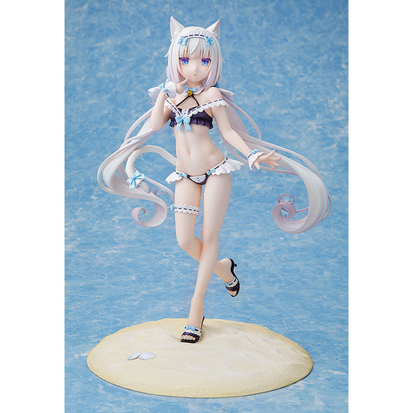 ネコぱら』より、ショコラ/バニラ メイド水着ver.フィギュアが7