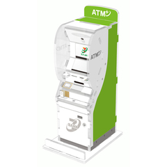セブン銀行ATM風貯金箱　グリーン