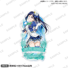 Aqours 渡辺曜 松浦果南 ホロ.アクリルコースター コースター