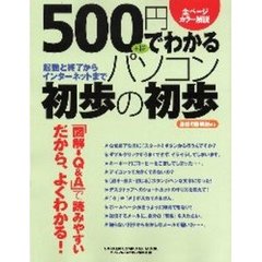 ５００円でわかるパソコン初歩の初歩　「図解→Ｑ＆Ａ」で読みやすい　だから、よくわかる！