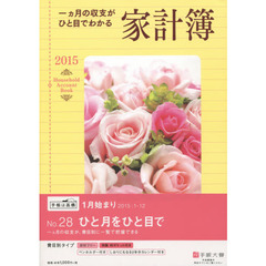 ２８．一ヵ月の収支がひと目でわかる家計簿