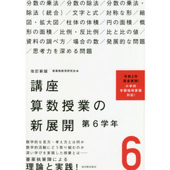 講座算数授業の新展開　６　改訂新版　第６学年