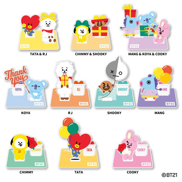 アクリルスタンドコレクション BT21【BOX】 通販｜セブンネットショッピング