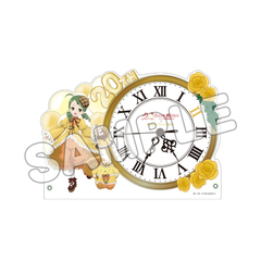 ローゼンメイデン×サンリオキャラクターズ／アクリルクロック／金糸雀×ポムポムプリン（2025年10月以降発売予定）