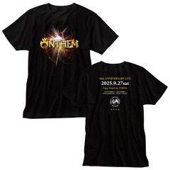 【ANTHEM】40th Anniversary Live GOODS Tシャツ（ブラック）XLサイズ