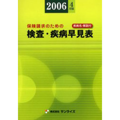 検査・疾病早見表　２００６年４月版
