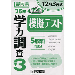 平２５　静岡県中３学力調査模擬テスト第２